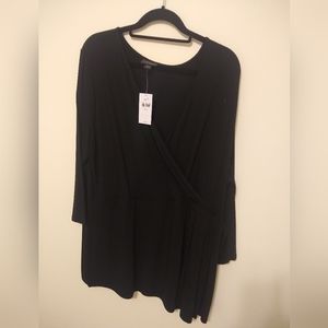 Women's  Faux Wrap Crossover Top large J. Jill